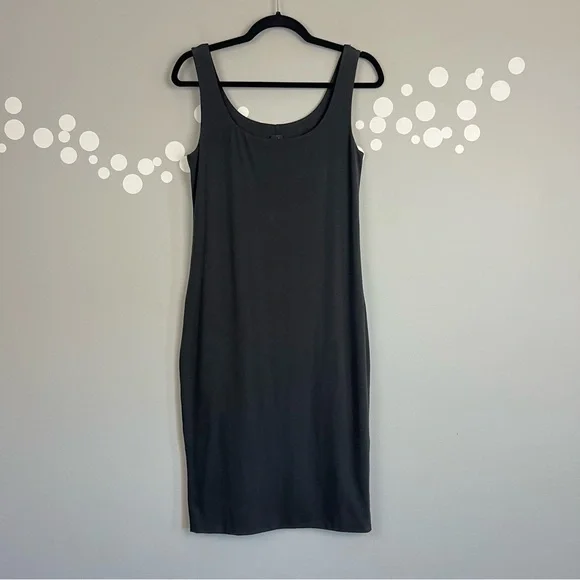 white christmas dresses Organic Cotton Ribbed Knit Maternity to Nursing Tank Dress main image 0